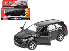 Машина металл. KIA Sorento Prime 12 см, дв., багаж., инерц., черный. Технопарк