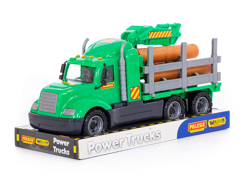 "Майк", автомобиль-лесовоз 53 см (в лотке)