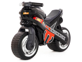 Каталка-мотоцикл "МХ" 70 см (чёрная)