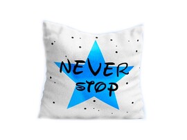 Подушка-игрушка Звезда надпись VAP-110 доставка оптом в Донецк