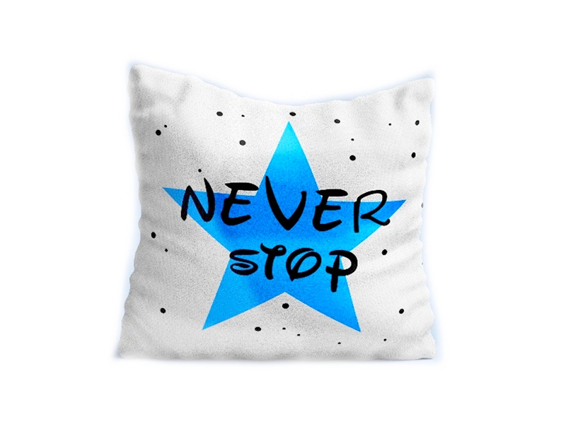 Донецк игрушка оптом Подушка-игрушка Звезда надпись VAP-110