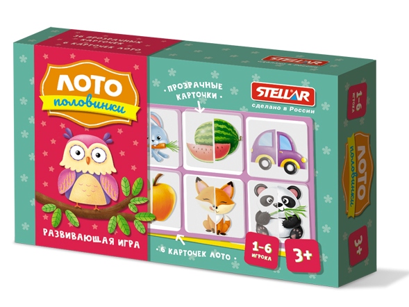 Донецк игрушка оптом Лото "Половинки"