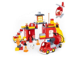 Конструктор "Макси" - "Пожарная станция" 95 эл. в коробке доставка оптом в Донецк