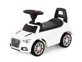 Каталка-автомобиль "SuperCar" №2 со звуковым сигналом белая доставка оптом в Донецк