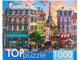 TOPpuzzle. Пазлы 1000 эл. Старый Париж. ХТП1000-4152