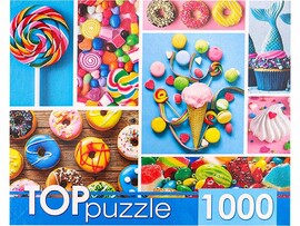 TOPpuzzle. Пазлы 1000 эл. ГИТП1000-4136 Любимые сладости