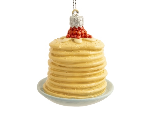 Донецк игрушка оптом Подвесное украшение БЛИНЫ из полирезины 6х7,3х6 см 81615