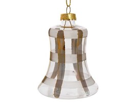 Подвесное украшение КОЛОКОЛЬЧИК С ЗОЛОТОМ из стекла 7,5x6x6 см 79064 доставка оптом в Донецк