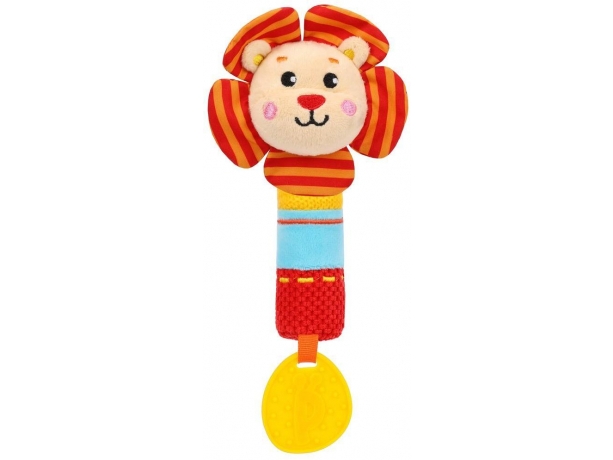 Донецк игрушка оптом Пищалка с прорезывателем "Львенок"