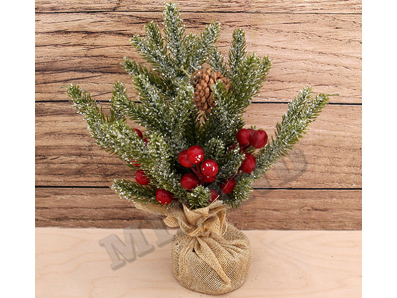 Донецк игрушка оптом Елка декоративная «ШИШКИ И ЯГОДКИ» 26*15см НУ-9988