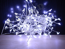 Гирлянда-проволока 2 м, 100 белых ламп НУ-1012 доставка оптом в Донецк