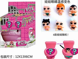 Кукла в унитазе 13*12*6см TM8308B-1 доставка оптом в Донецк