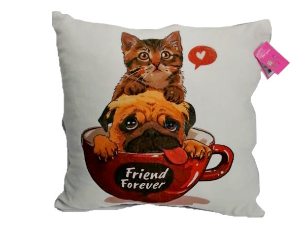 Донецк игрушка оптом Подушка-игрушка Собака/кот VAP-068