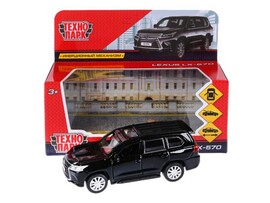 Технопарк. Машина «LEXUS LX-570» металл. инерц. 12 см (открыв. двери, багажник) черный доставка оптом в Донецк