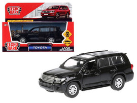 Технопарк. Машина «TOYOTA LAND CRUISER» металл. инерц. 12,5 см (открыв. двери) черный доставка оптом в Донецк