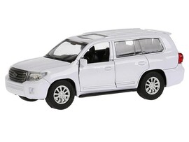 Технопарк. Машина «TOYOTA LAND CRUISER» металл. инерц. 12,5 см (открыв. двери) белый доставка оптом в Донецк