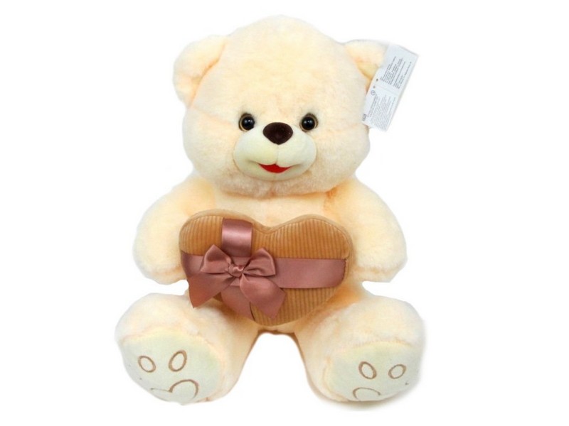 Донецк игрушка оптом Медведь Сердце 1-4110-32