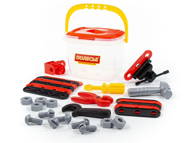 Набор "Механик" (32 эл.) (в ведёрке)