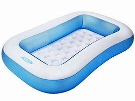 Бассейн с надувным дном "ПРЯМОУГОЛЬНЫЙ" 166*100*25см, 128л 57403NP доставка оптом в Донецк