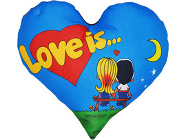 Подушка-игрушка сердце Love is 24х24 202104/24