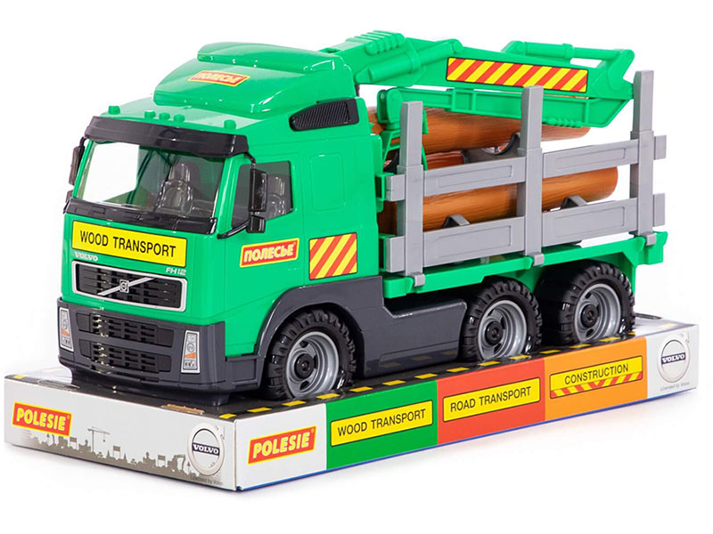 "Volvo", автомобиль-лесовоз 45 см (в лотке)