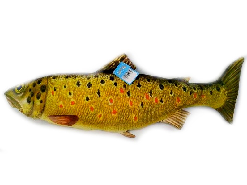 Донецк игрушка оптом Подушка-игрушка Рыба Форель 50см FPA-302