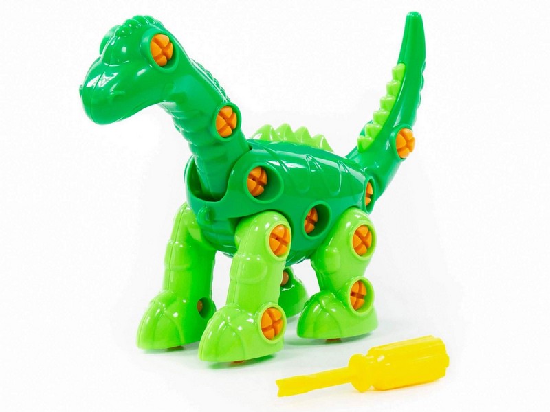 Донецк игрушка оптом Конструктор-динозавр "Диплодок" 35 эл. в пакете