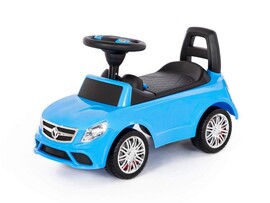 Каталка-автомобиль "SuperCar" №3 со звуковым сигналом голубая доставка оптом в Донецк