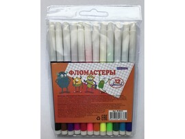 Фломастеры невентилируемые 12цв. "МУЛЬТИКИ" в блистере доставка оптом в Донецк