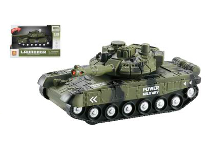 Танк "Боевой" 23 см, инерц., свет, звук, в кор. Арт. 2029643