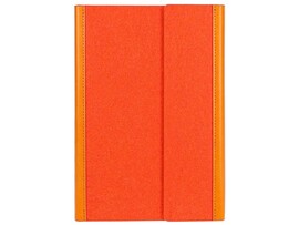ЕЖЕДНЕВНИК А5 136л. недатир."ГЛАЗГО ОРАНЖЕВЫЙ" (кожзам, войлок) 136-5157 доставка оптом в Донецк