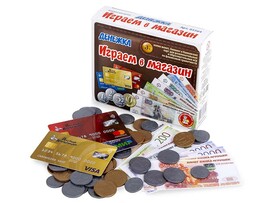 Настольная игра Денежка. Играем в магазин. Арт. 03564