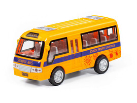 "Школьный автобус", автомобиль 18 см инерционный (свет и звук) (в пакете)