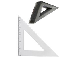 Треугольник ПРОЗРАЧНЫЙ ТОНИРОВАННЫЙ 16 см Л-6208 доставка оптом в Донецк