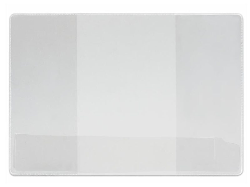 Обложка для паспорта прозрачная ПВХ 110 мкм (132*183мм) (кратно 10)