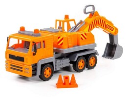 Автомобиль-экскаватор инерц. "Алмаз" №2 в сеточке доставка оптом в Донецк