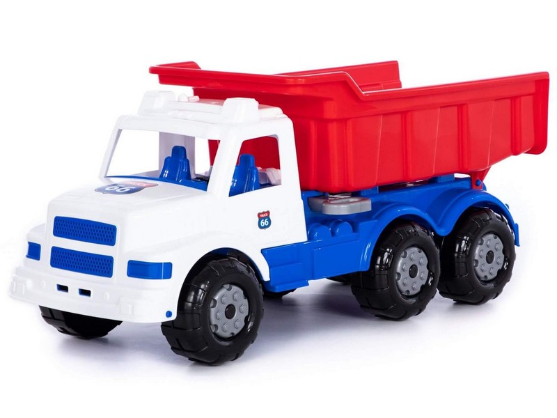 Донецк игрушка оптом Автомобиль-самосвал "Буран" №3 бело-синий