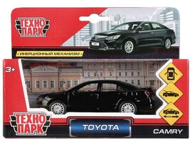 Технопарк. Машина "TOYOTA CAMRY" металл. инерц. 12 см (открыв. двери, багажник) черный доставка оптом в Донецк