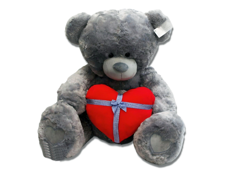 Медведь Сердце 80 см, 9-2051-80