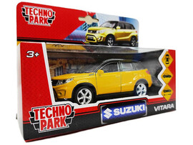 Машина металл. Suzuki Vitara S 2015 12 см, дв., багаж., инерц., золото. Технопарк