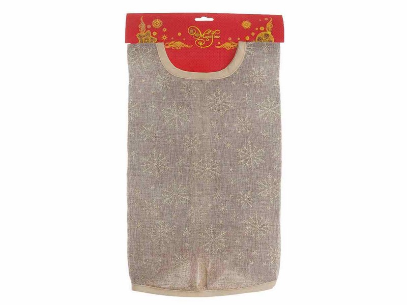 Донецк игрушка оптом "Юбка" для декорирования ели ЗОЛОТЫЕ СНЕЖИНКИ 90см 38910