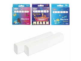 Мел белый АЛГЕМ 6 шт., к/к