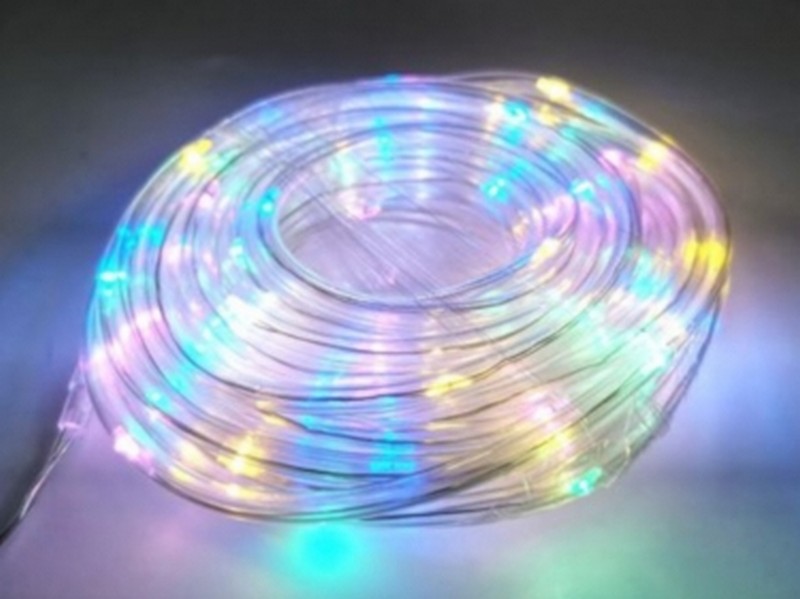 Донецк игрушка оптом Гирлянда дюралайт 8 м, 80 разноцветных ламп, 8 режимов на бат. НУ-3671