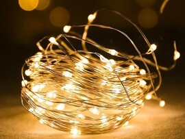 Гирлянда-проволока 1.9 м, 20 разноцветных ламп на бат. НУ-3652 доставка оптом в Донецк