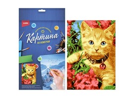 Картина по ном. на карт. 20*28,5 см "Рыжее счастье"
