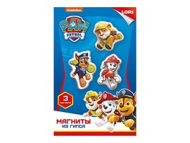 Магниты из гипса Щенячий патруль "Гончик, Крепыш и Маршалл"