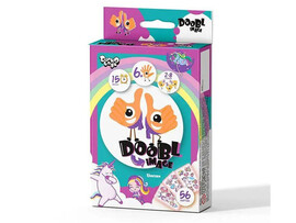 Настольная игра «Двойная картинка» серии «Doobl Image» 56 карт мини доставка оптом в Донецк