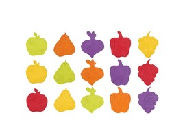 Антискользящие мини-коврики ROXY-KIDS для ванны. Серия FRESH MIX. Цвета в ассортименте. 15 шт.