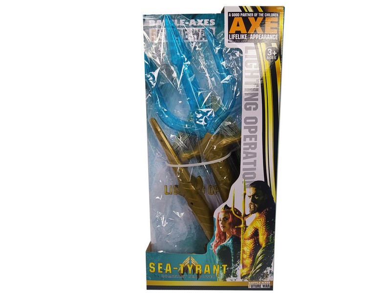 Донецк игрушка оптом ТРЕЗУБЕЦ ПОСЕЙДОНА (СВЕТ, ЗВУК) 39*19 СМ В КОР. WL-5025