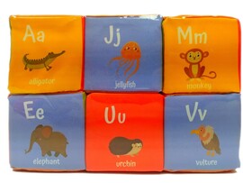 Набор кубиков "Английский алфавит" 6 шт РРР-01 доставка оптом в Донецк